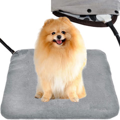 DEOMAN almohadilla calefacción para mascotas con cobertura lavable, comodidad diaria.