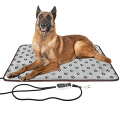 Almohadilla calentadora DEOMAN grande para perros y gatos con confort cálido.