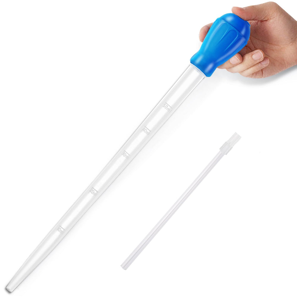 Jeringa extragrande Depeew para acuario con precisión de 50 ml.