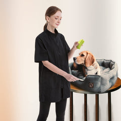 DHXYZZB Smock en nylon impermeable resistente a químicos y salpicaduras.