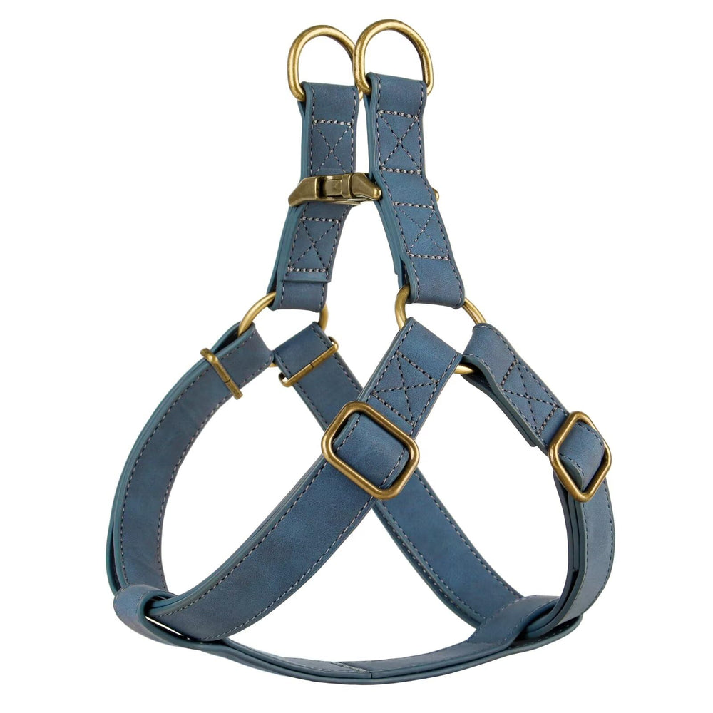 Didog arnés Paso a Paso azul para paseos diarios y confortables.