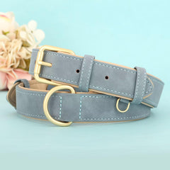 Didog collar hebilla metal dorado azul, diseño duradero para uso diario.