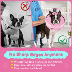 Didopet ajuste con cintas rosas, ofrece un ajuste seguro para perros pequeños y medianos.