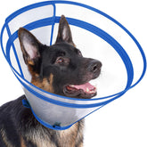 Didopet cono de recuperación transparente para perros, ayuda a mantener la visión durante la curación.