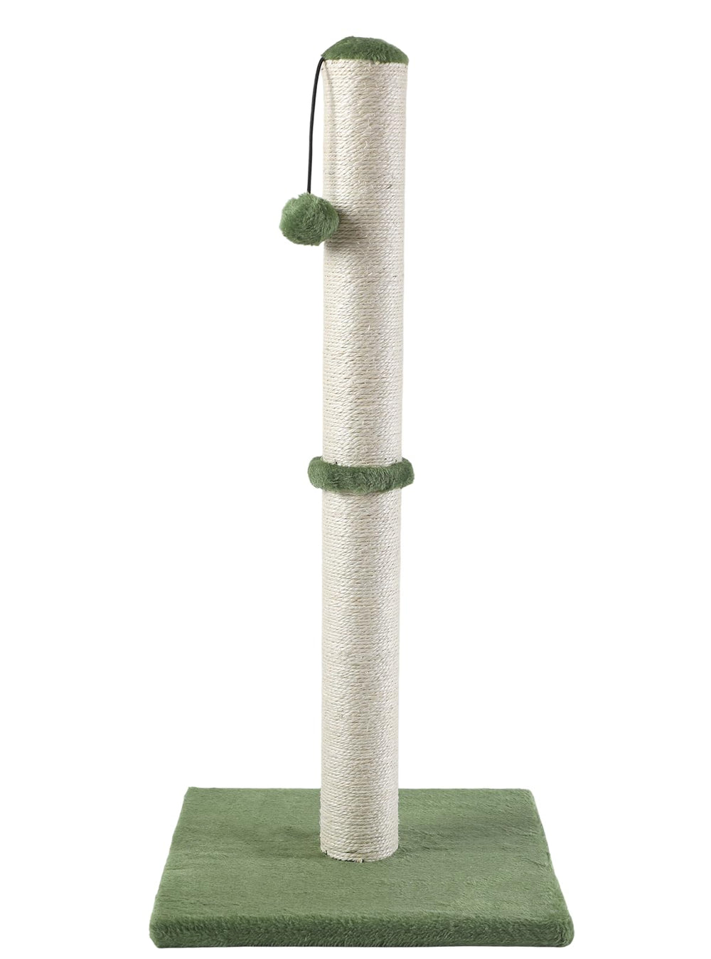 Dimaka poste rascador para gatos de 29 pulgadas, ideal para estiramientos completos.