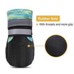 Dimicoo botas para perro con forro fleece interior suave y cómodo.