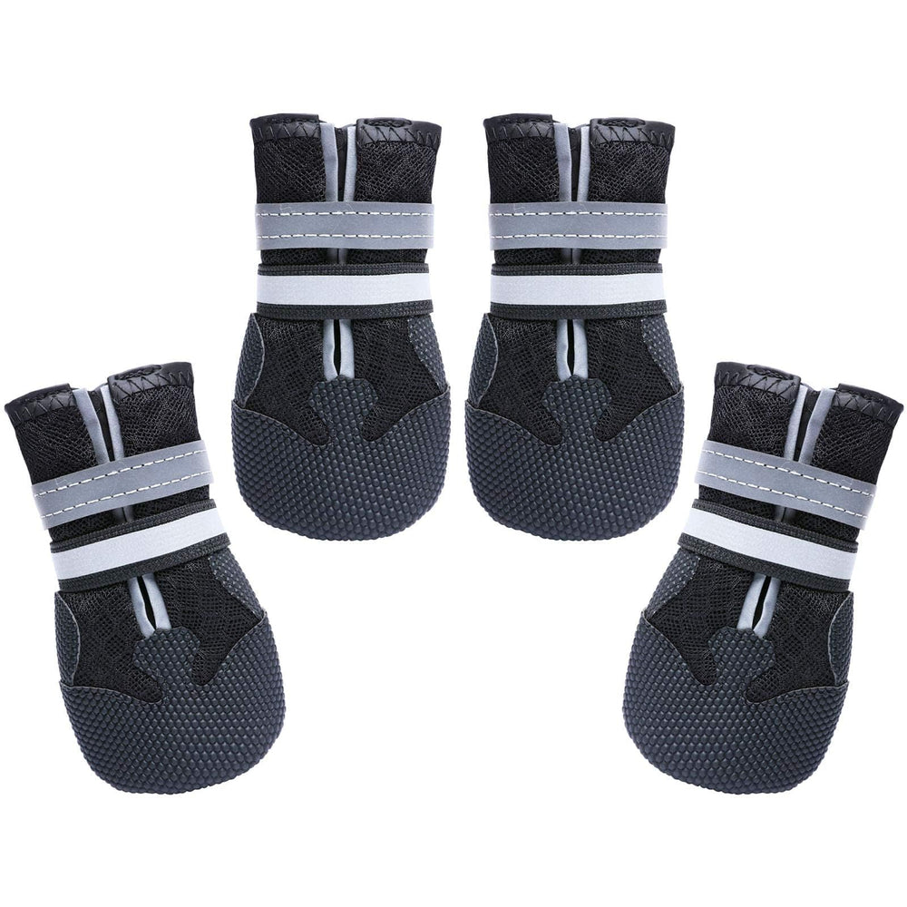 Dimicoo botas transpirables para perros, ideales para paseos cómodos en verano.