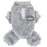 Dinkinty suéter para perro gris talla xxs, calor cómodo para paseos