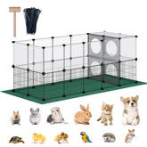 DINMO corrales para mascotas: altura 24 pulgadas para seguridad y juego en casa