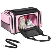 Transportín Discala grande para gatos con amplio espacio para descansar y moverse.