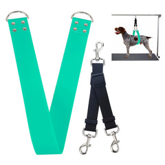 DISCPETSEC banda barriga turquesa de 2pulgadas para grooming, soporte estable durante el baño