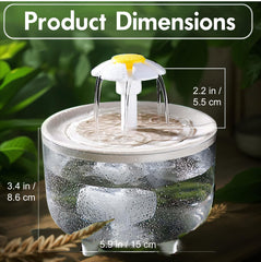 Dispensador de agua para aves automático - agua fresca constante.