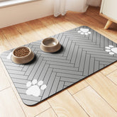 DK177 alfombrilla absorbente para mascotas, ideal para derrames durante las comidas