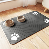 DK177 alfombrilla absorbente para mascotas, absorbe líquidos rápidamente para mantener el área de comida limpia.