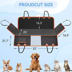 DNYKER cuero PU impermeable protege el coche y facilita la limpieza.