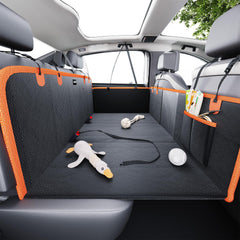 DNYKER extensor de asiento trasero para perros con base rígida y soporte amplio.