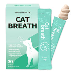 Doctor By Cat Breath envase individual con 30 dosis para soporte respiratorio diario.