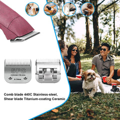 Hoja DODAER 5FC compatible con Andis, Oster A5 y Wahl KM-10.