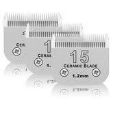 Cuchilla DODAER 15# desmontable para mascotas, corte preciso y cambio fácil.