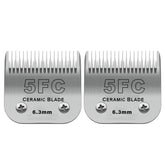 Cuchilla 5FC de DODAER, 6,3 mm, para un corte limpio en perros.