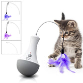 DOEL juguete gato plumas interactivas: estimula juego y exploración diaria.