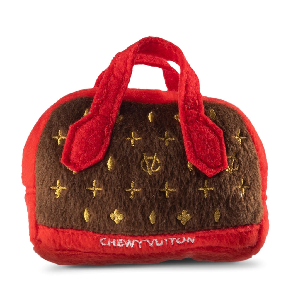 Dog Diggin Designs Runway Pup bolso-peluche suave para jugar y morder