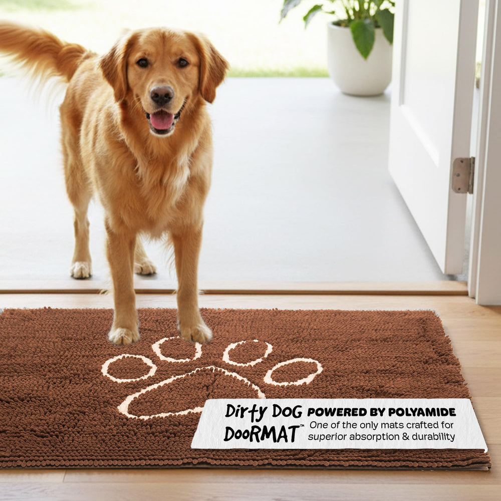Dog Gone Smart felpudo absorbente para perros sucios, mantiene los suelos limpios tras las salidas.