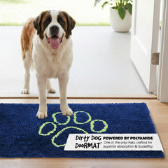 Dog Gone Smart Dirty Dog Doormat absorcion-rapida para patas mojadas y suelos limpios