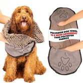 Dog Gone Smart The Dirty Dog Shammy: absorbente de microfibra para secado rápido tras el baño.