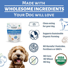 Dog Mamma's Receta orgánica con coco para textura crujiente