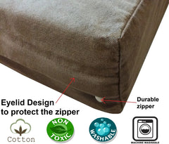 Dogbed4less denim algodón 100% funda duradera y suave al tacto.
