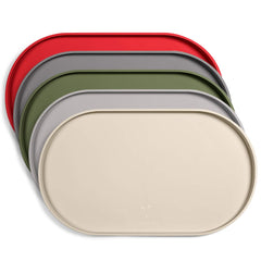 DogBuddy alfombrilla para alimentos con bordes elevados; protege el suelo ante derrames.