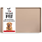 DogBuddy alfombrilla para comida con bordes altos evita derrames.