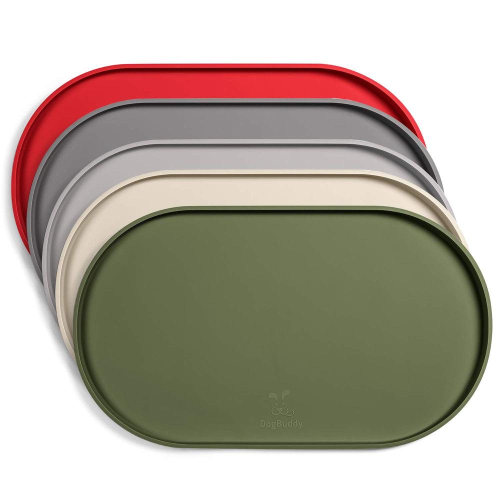 DogBuddy almohadilla comida perro borde alto: mantiene derrames contenidos y limpia el suelo.