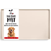 DogBuddy alfombrilla impermeable para alimentación de perros con borde elevado
