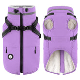 Dogcheer chaqueta de perro con arnés integrado para paseos seguros.