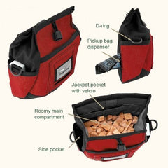Doggone Good bolsillo-delantero con Velcro para artículos pequeños