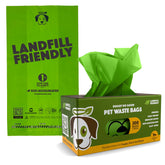 Bolsas Doggy Do Good en caja lista para llevar; limpieza rápida y responsable.