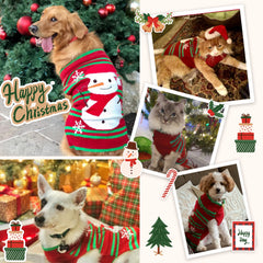 DOGGYZSTYLE detalle muneco-de-nieve en la prenda, añade encanto navideño.