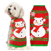 DOGGYZSTYLE sudadera navideña para perros con muñeco de nieve, cálida y festiva.