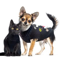 Doggyzstyle sudadera navidad, tejido suave para comodidad en paseos invernales.