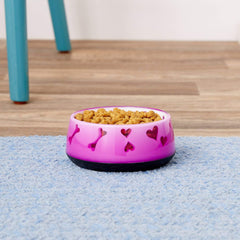 Dogit tazón rosa apto para lavavajillas y libre de BPA.