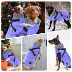 Doglay capa impermeable y resistente al viento mantiene al perro seco.