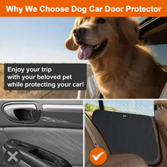 DogLemi protector de puerta derecha para coche protege ante salpicaduras y suciedad.