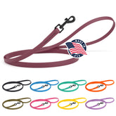 Correa Dogline Biothane de 4 pies, ideal para paseos diarios.