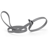 Dogline correa deslizante Biothane de 7 ft en gris marino para paseos confiables