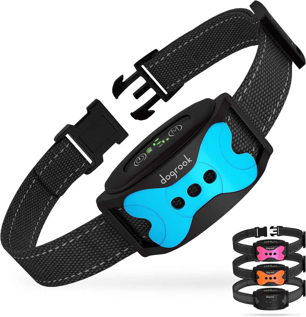 DogRook collar anti-ladridos con sensor para entrenamiento suave