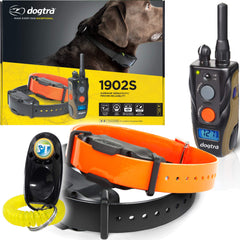 Dogtra 1902S con dos receptores para entrenamiento de perros grandes.