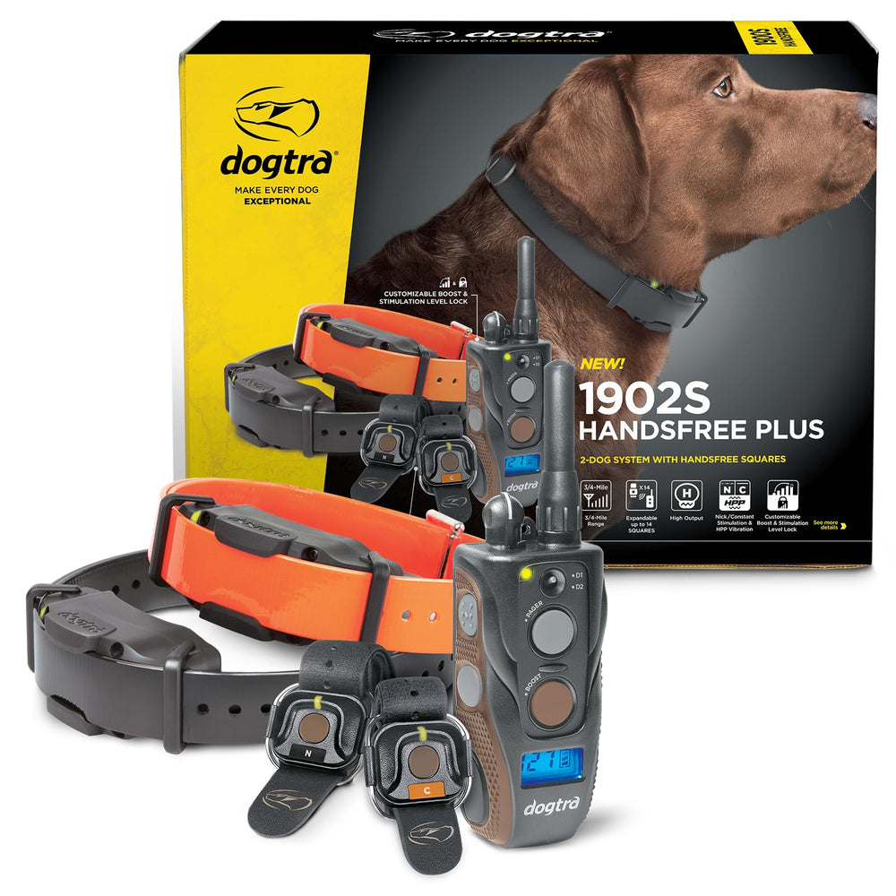 Dogtra 1902S con manos libres y control remoto para entrenamiento cómodo