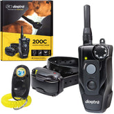 Dogtra 200C receptor compacto para perros pequeños durante paseos.